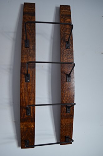 Wine Barrel Towel Rack - Thumbnail 2