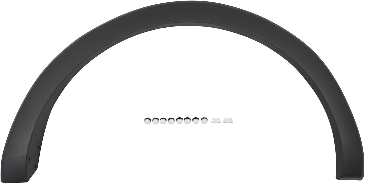 Rear Passenger Side Wheel Fender Flare Molding with Clips for Ford Transit 150 250 350 2015-2018