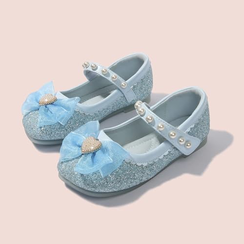 Girl's Ballerina Ballet Mary Jane Flats Bow Walking Wedding Flower Party Dress Shoes for Toddler/Little Kid4