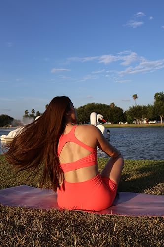 Image of Aoxjox Women's Workout Sports Bras High Impact Fitness Training Gym Khloe Bra Yoga Crop Tank