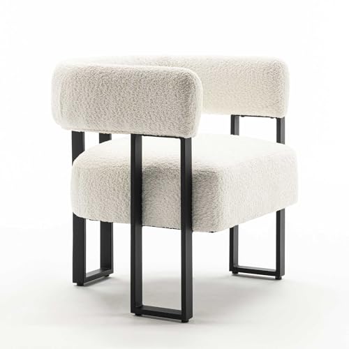 Sillón Plegable Teddy Velvet Blanco Redondo miniatura 1