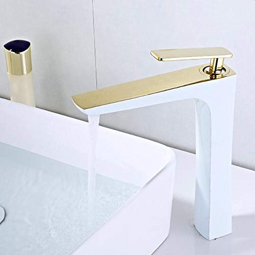 Robinet de lavabo de salle de bain haut pour vasque à poser moderne