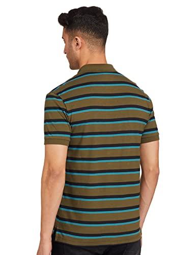 Image of Levi's Men's Regular Fit Stripes Polo T-Shirt