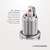 4 bujías NGK V-Power compatibles con Honda Civic 1.7L L4 2001-2005 | Electrodo de níquel con corte en V patentado concentra la chispa para mejor economía de combustible. Valor de grado cobre de 30,000 a 60,000 millas. 5