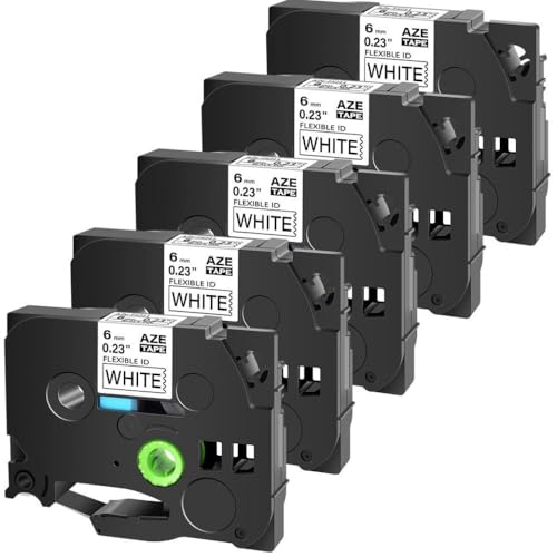 6mm�_���ID���~�i�b�g���x���e�[�v5PK���̍����J�[�g���b�N�J�Z�b�g���x���v�����^�[�p��TZE-FX211�ƌ݊���