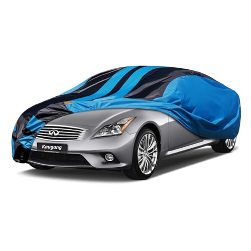 Image of Kaugung Car Cover Waterproof Custom Fit Infiniti G35 /G37(2002-2025), Full Exterior Cover for Automobiles Lightweight Resistant Outdoor Sun UV Rain Dust Snow Wind Protection.