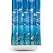 Produktbild Beautiful extra long shower curtain Wide 240cm x Length 200cm rings included (Dolphin) (W240 x L200cm) by beytug