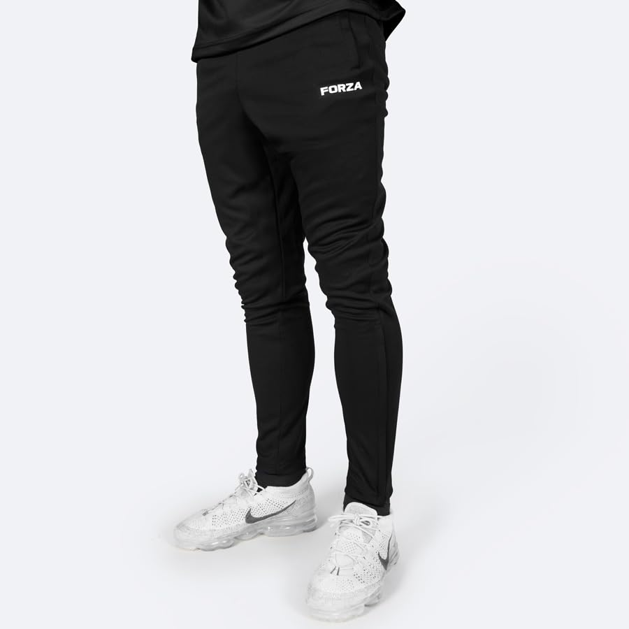 FORZA Męski zestaw dresowy – 2-częściowy zestaw dresowy z zamkiem błyskawicznym (XS-XXL), czarny lub granatowy