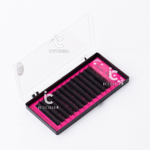 0 10c 8 10 12mm Makeup Individual Eyelahshes Extension Cluster Eye Lashes Thick 10mm 020C 8mm