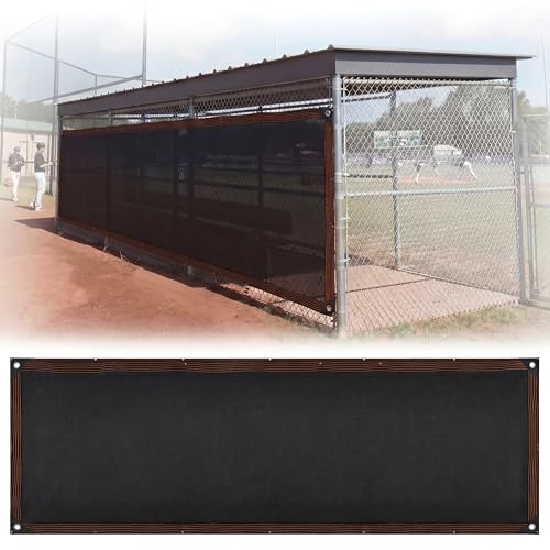 Ribbonlic Dugout Shade Cover for Baseball & Softball