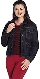 Hell Bunny Damen Jacke Indiana Denim Jeansjacke Blau XS