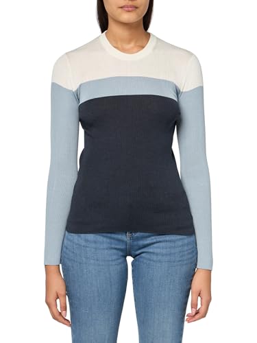 Theory Women's MIRZI Stripe, Denim Melange Multi, L at Amazon