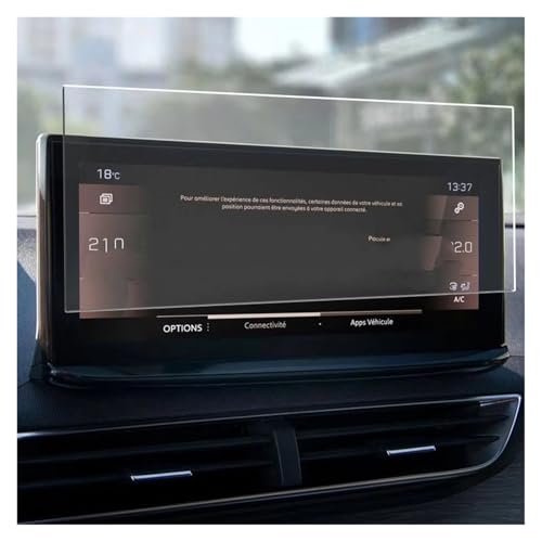 Verre trempé 10 pouces Peugeot 5008 2021 film protection GPS