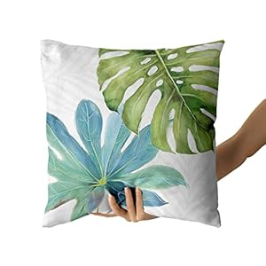 aportt Green Tropical Leaf Pillow Covers 24X24 Inch Monstera Palm Leaves Couch Pillow Cases Botanical Plant Summer Throw Pillows Set of 2 Home Decor for Living Room Bedroom Bed Cushion Outdoor aportt Green Tropical Leaf Pillow Covers 24X24 Inch Monstera Palm Leaves Couch Pillow Cases Botanical Plant Summer Throw Pillows Set of 2 Home Decor for Living Room Bedroom Bed Cushion Outdoor