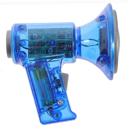 Kisangel Mini Voice Changing Megaphone Toy for Boy Girl Lightweight and Portable Plastic Loudspeaker with Fun Design for Parties and Outdoor Activities