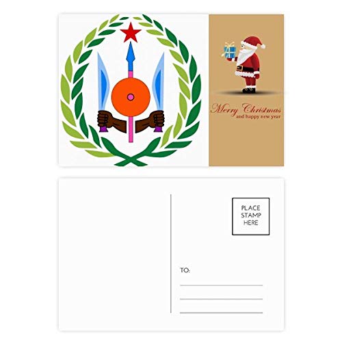 Cartes postales Père Noël Djibouti lot de 20 pour envoyer vos vœux facilement