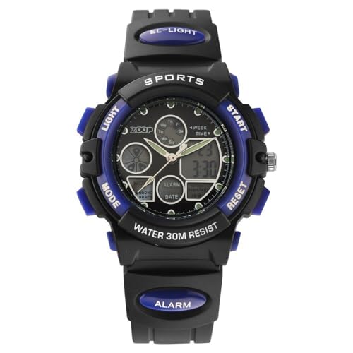 Image of Zoop Analog Digital Watch with Black Dial & Black Strap for Boys Kids, from House of Titan - NT16033PP02W