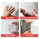 10 Stück Duschvorhang Clips, Selbstklebende Guard Vorhang Stop Clips, Transparente Vorhang Clip Winddichte Vorhang Klammern Badezimmer Gardinenhalter Vorhang Clips für Dusche Verschütten