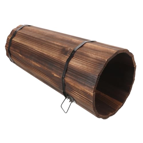 ULDIGI Whiskey Barrel Umbrella Stand Sturdy Wooden Umbrella Holder for Outdoor Indoor Use