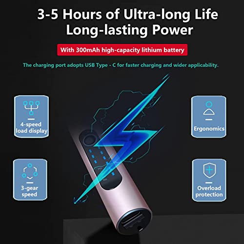 Kugobarne Usb Rechargeable Engraving Pen With 35 Bits, Mini Engraver Pen For All Materials, Professional Etcher Engraver Tool, Diy Engraving Pen Cordless For Jewelry Glass Wood Stone Metal (Rose Gold) #TOP2