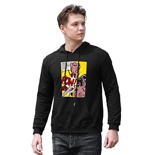 The hoodie also features ribbed cuffs and hem and is finished with a signature orange stitch in the side seam.