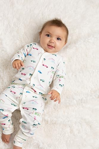 Image of monica + andy On the Go Baby One Piece, 100% Organic Baby Clothes for Girls & Boys, Sizes For Preemie, Newborn, & Infant