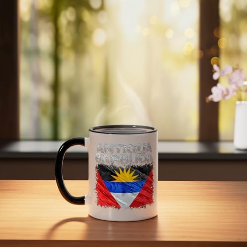 Taza de cerámica Antigua y Barbuda 11 onzas miniatura 3