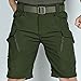 today 2024 Men's Cargo Shorts Relaxed Fit Multi Pockets Summer Casual Solid Athletic Gym Beach Shorts Outdoor Fashion 2024 amazon outlet clearance of sales today Army Green 3X