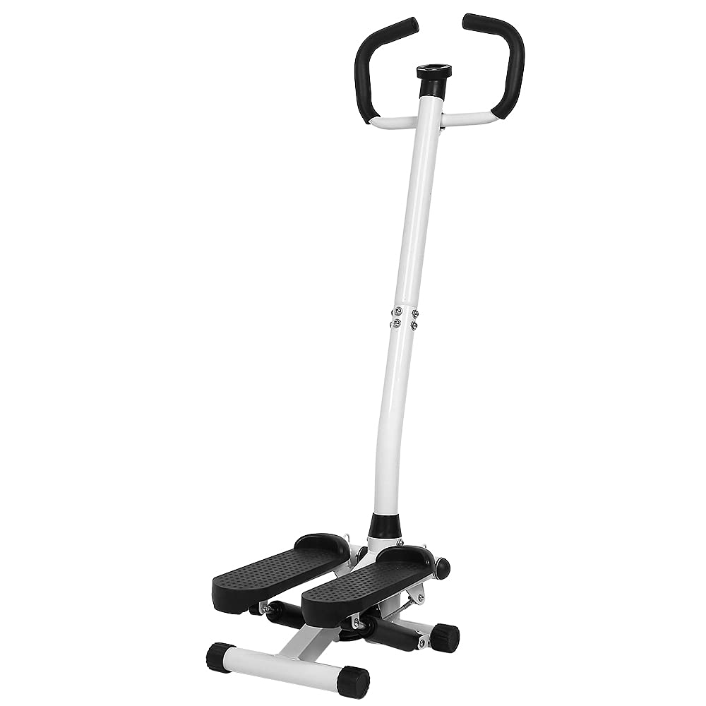 Stepper, Home Trainer Stepper avec Ordinateur d'entraînement, up-Down Stepper, débutants et utilisateurs avancés, Petit et Compact, Swing Stepper l'entraînement Jambes et Fesses (48 x 24 x 36 cm)