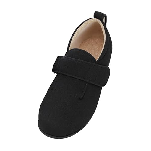 介護シューズ あゆみ ダブルマジックIII 施設・院内用 黒 4L 26.0-26.5cm 足囲3E 両足