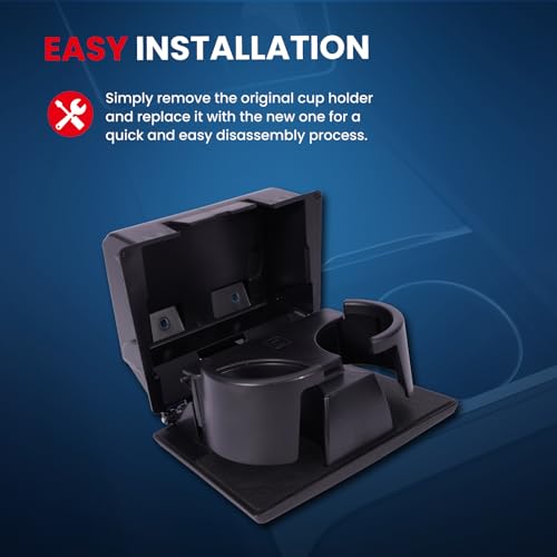 Portavasos MOCA negro compatible Ford Super Duty 2008-2016 miniatura 7