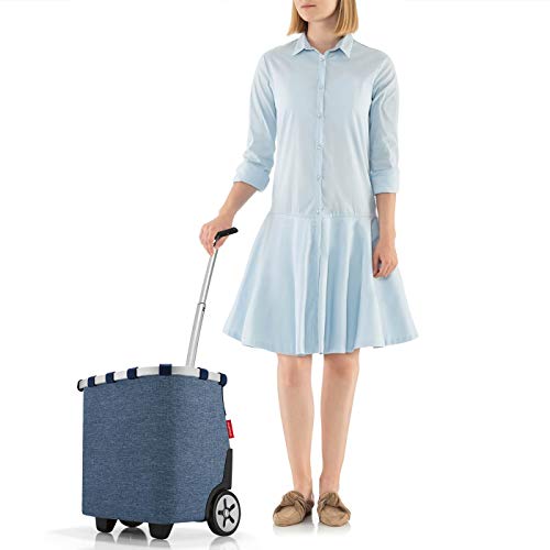 reisenthel carrycruiser  Tragbarer Einkaufstrolley mit stabilem Aluminiumrahmen, Schultergurt und herausnehmbarer Netz… - Image 8