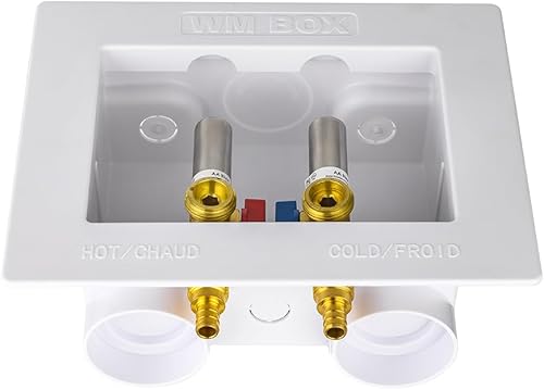 Miniatura 8 de EFIELD Doble drenaje 12 pulgada PEX conexión de crimpado x 34 pulgadas MHT lavadora caja de salida con martillo de agua de acero inoxidable