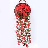 Vifat Violet Artificial Flower Party Decoration Simulation Valentine's Day Wedding Wall Hanging Bask