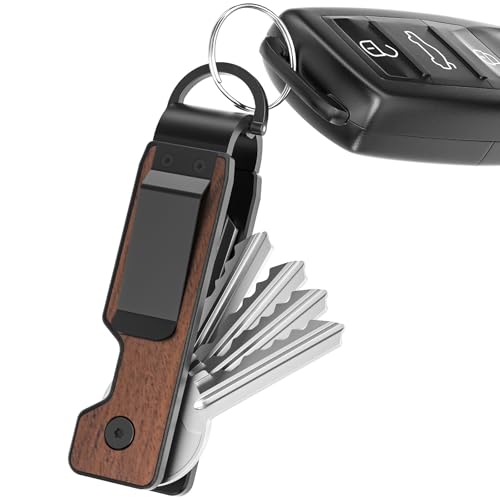 TUXON Key Organizer For Men - Compact Metal Key Holder