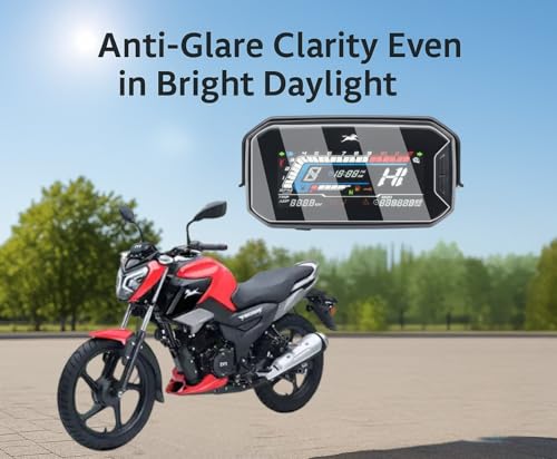 Image of Wisely Pack 2 - Premium Screen Guard for TVS Raider 125 SSE - IGO - SPLIT & SINGLE SEAT Bike - Display Digital Meter Protector - HD Clear, Full Cover - Easy Installation Kit - Raider Accessories