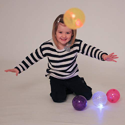 TickiT 72207 Large Texture Sensory Flashing Ball Set