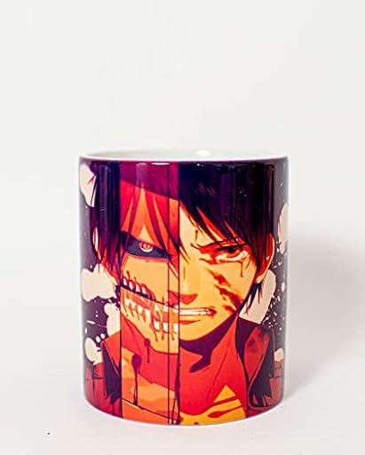 TusPersonalizables.com Taza - Ataque a los titanes - caras - Anime - Manga | Ya disponible en tu tienda friki favorita! En mundofriki.es!