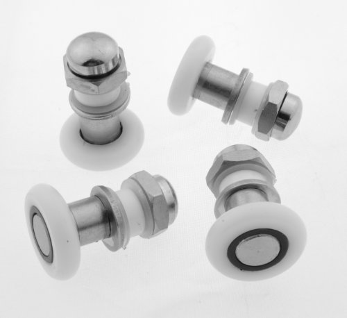 Roulettes de douche 25mm K048 pour réparer le grincement et blocage des portes - 3