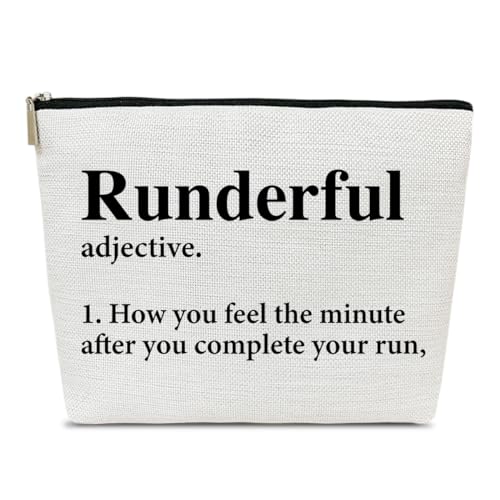 Running Gifts Makeup Bag, Gifts for Women, Marathon Runners, Sports Accessories and Stuff, Runderful Definition Cosmetic Bags for Purse