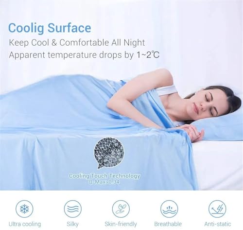 Manta refrescante multicolor textil cama grande verano 200x230cm 7