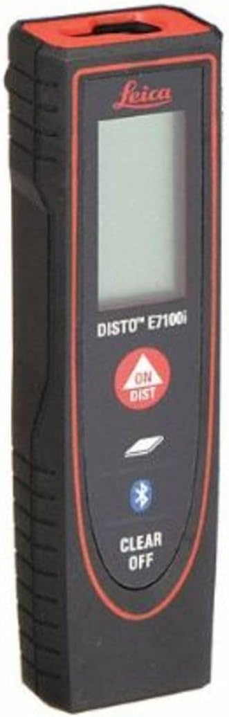 Leica DISTO E7100i 200ft Laser Distance Measure with Bluetooth, Black/Red