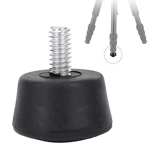 Almofada de pé de borracha, metal + borracha 1 PCS Almofada de pé de tripé, 2 tamanhos Móveis diário