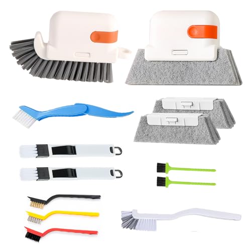 13 Pcs Magic Window Track Cleaner Kit