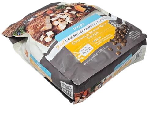 SIMPLY NOURISH Puppy Chicken and Brown Rice Dry Dog Food, 5 Pound Bag