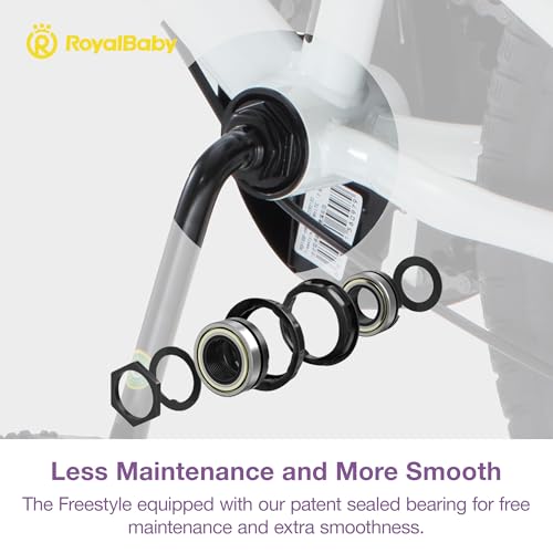 Image of RoyalBaby Kids Bike with Dual Handbrake for Beginners,12 14 16 18 20 Inch Bicycle for Boys & Girls Ages 3-10 Years