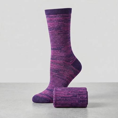 Image of Tipi Toe Women's Fun Patterned Dress Socks, 12-Pack Lightweight Colorful Crew Socks, Casual Novelty Assorted Designs