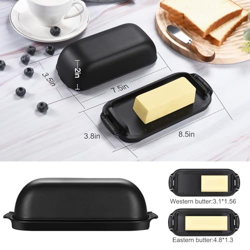 Aonco BLACK01 Butter Dish With Lid thumb #1