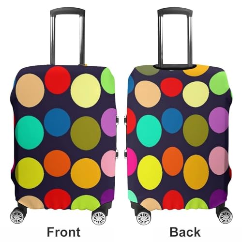 Beautiful Polka Dot Luggage Cover Personalization Suitcase Covers Protector Elastic Washable Baggage Cover Anti-Scratch For Traveling, Aircraft Consignment L3