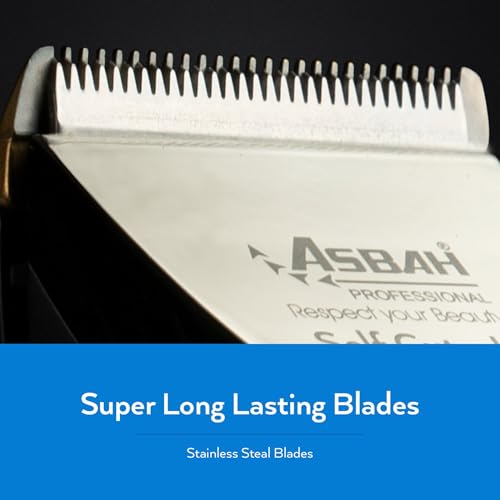 Image of Asbah Professional SELF CUT III Hair Trimmer | Adjustable Lever | Precision Blades | 4 Guide Combs | 2000mAh Li-ion Battery | High-Efficiency Motor